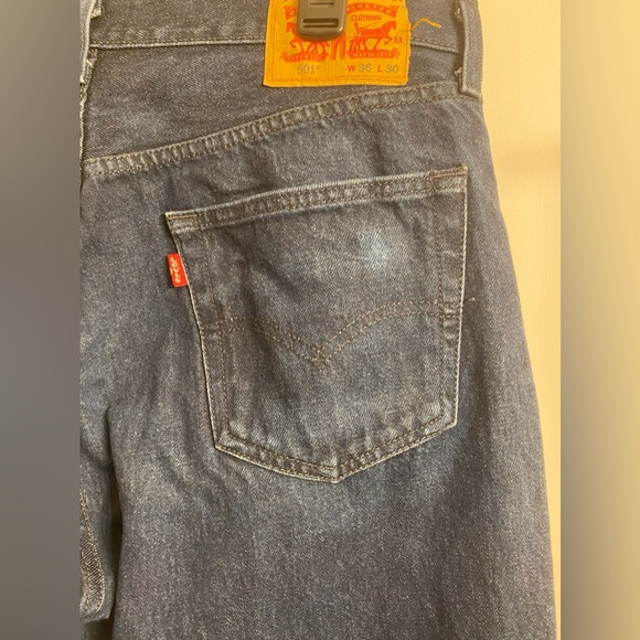 Vintage Levi's 501xx Jeans Button Fly 36X30 Blue Straight Leg Classic. - Picture 6 of 14
